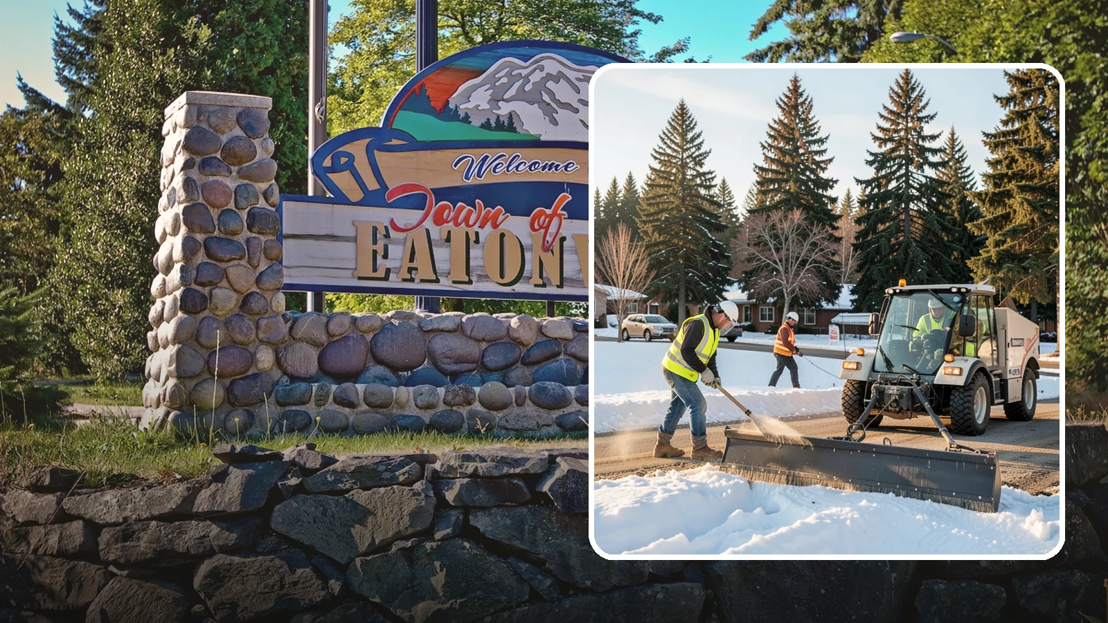 Sanding in Eatonville, Pierce County, WA - Apply traction sand to roads, hills, and intersections to improve grip during snow and ice events.