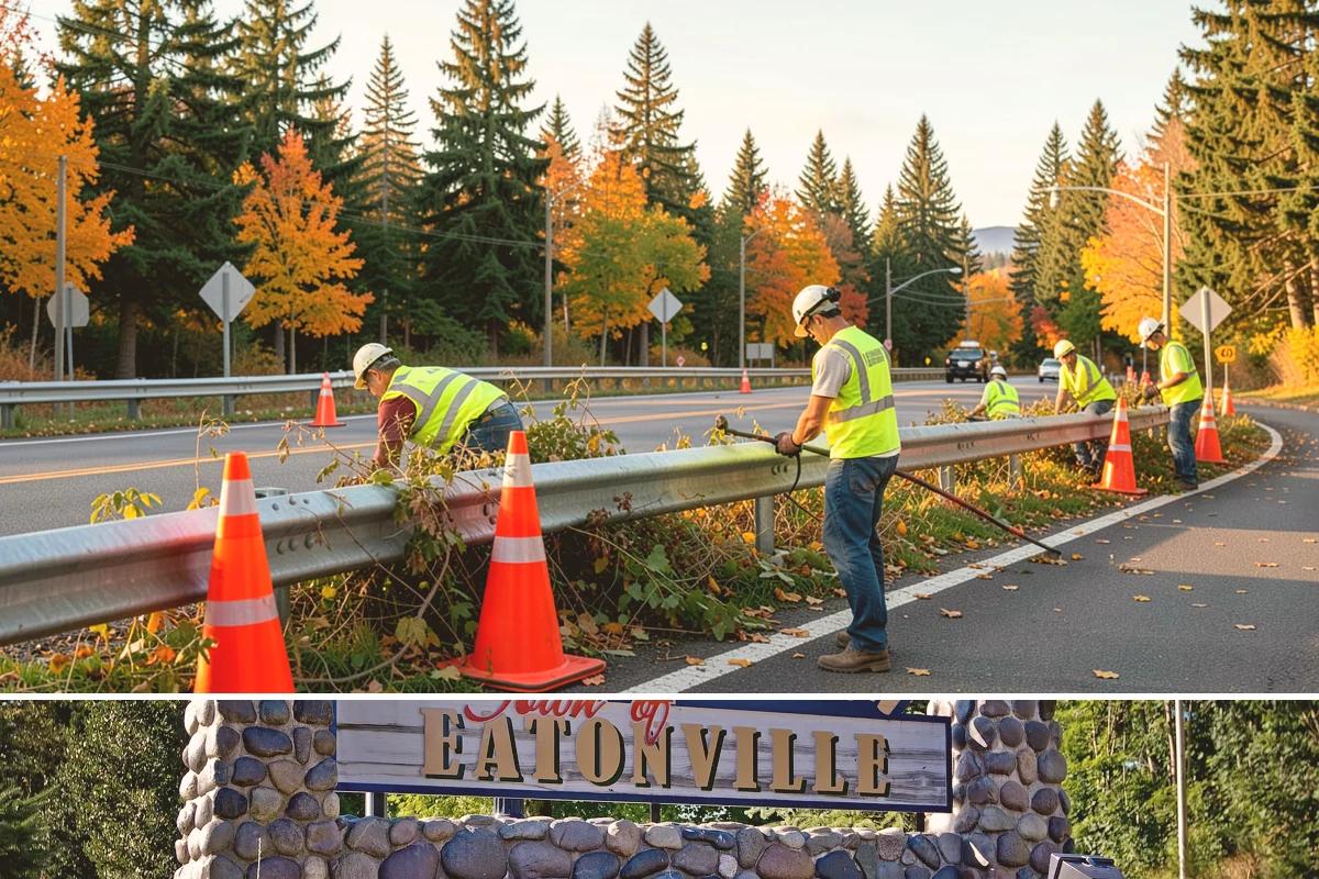 Sanding in Eatonville, Pierce County, WA - Sanding is a winter-season service applied during snow and ice events, with cleanup sweeping following each thaw through early...