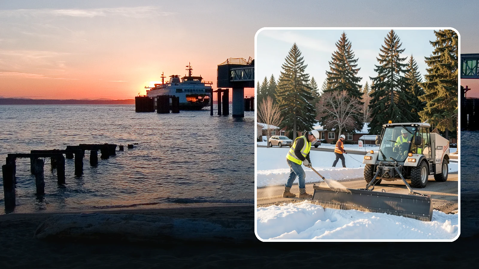 Sanding in Edmonds, Snohomish County, WA - Apply traction sand to roads, hills, and intersections to improve grip during snow and ice events.