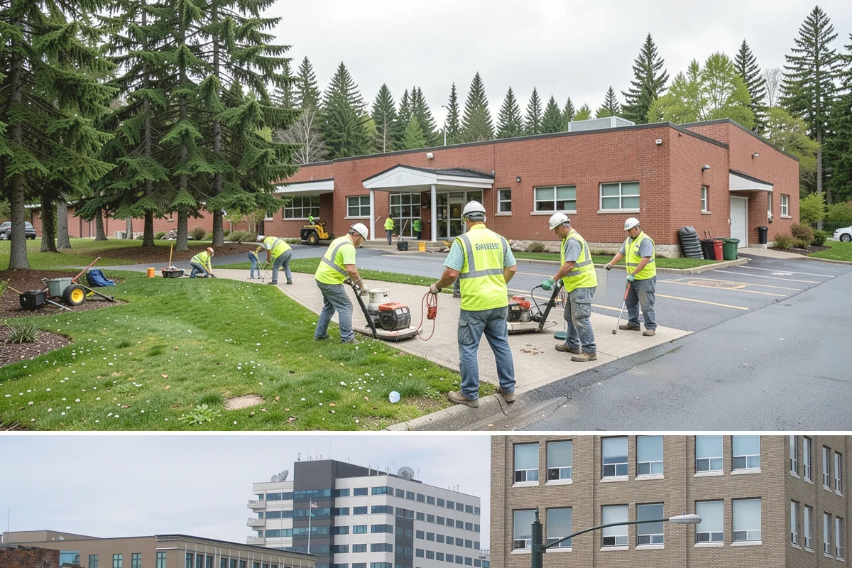 Sanding in Everett, Snohomish County, WA - Sanding is a winter-season service applied during snow and ice events, with cleanup sweeping following each thaw through early...