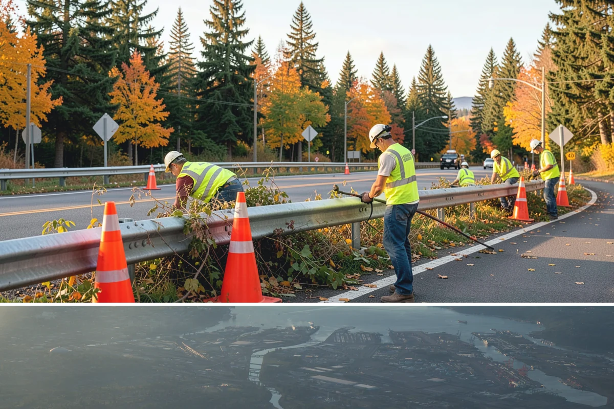 Sanding in Fife, Pierce County, WA - Sanding is a winter-season service applied during snow and ice events, with cleanup sweeping following each thaw through early...