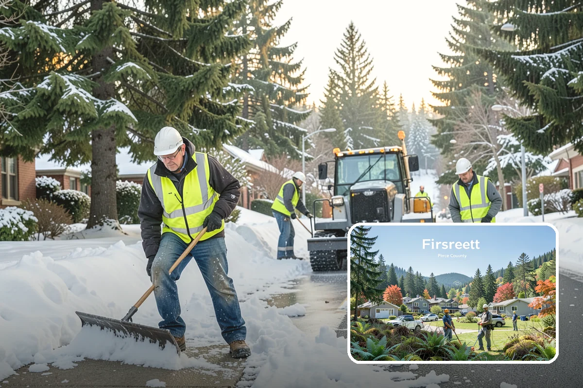 Sanding in Fircrest, Pierce County, WA - Delivers immediate traction on hills, curves, and intersections