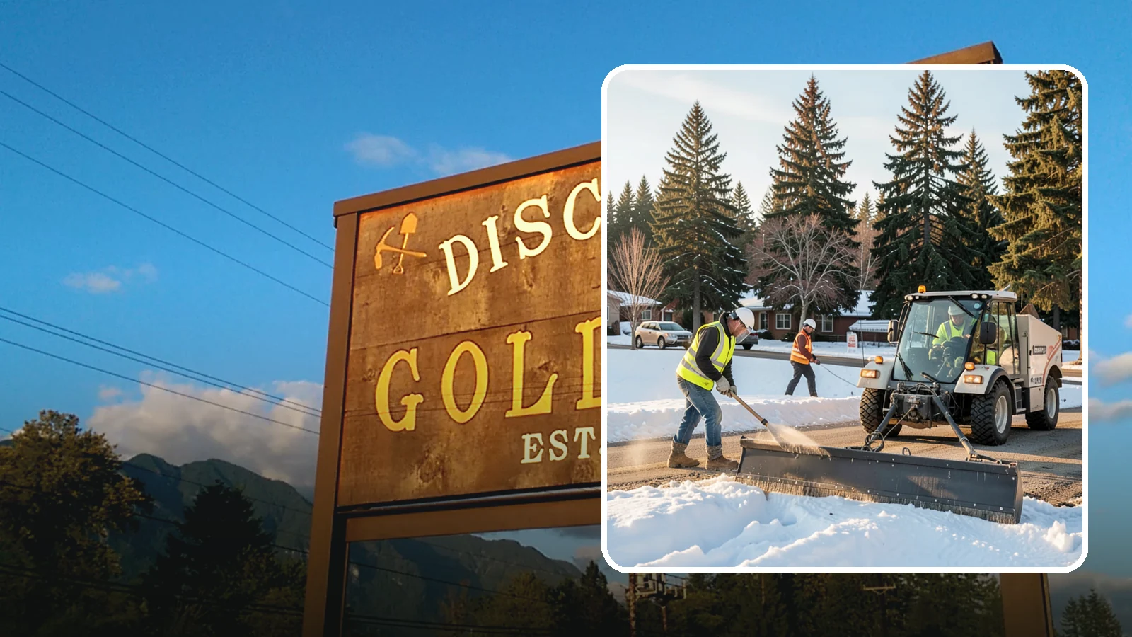 Sanding in Gold Bar, Snohomish County, WA - Apply traction sand to roads, hills, and intersections to improve grip during snow and ice events.