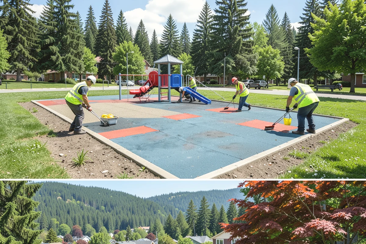 Sanding in Index, Snohomish County, WA - Sanding is a winter-season service applied during snow and ice events, with cleanup sweeping following each thaw through early...