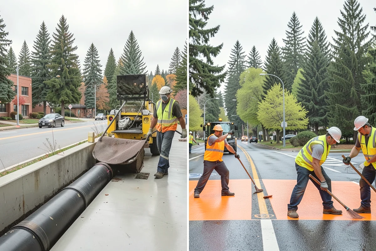 Sanding in Issaquah, King County, WA - Identify traction-priority hills, curves, and intersections