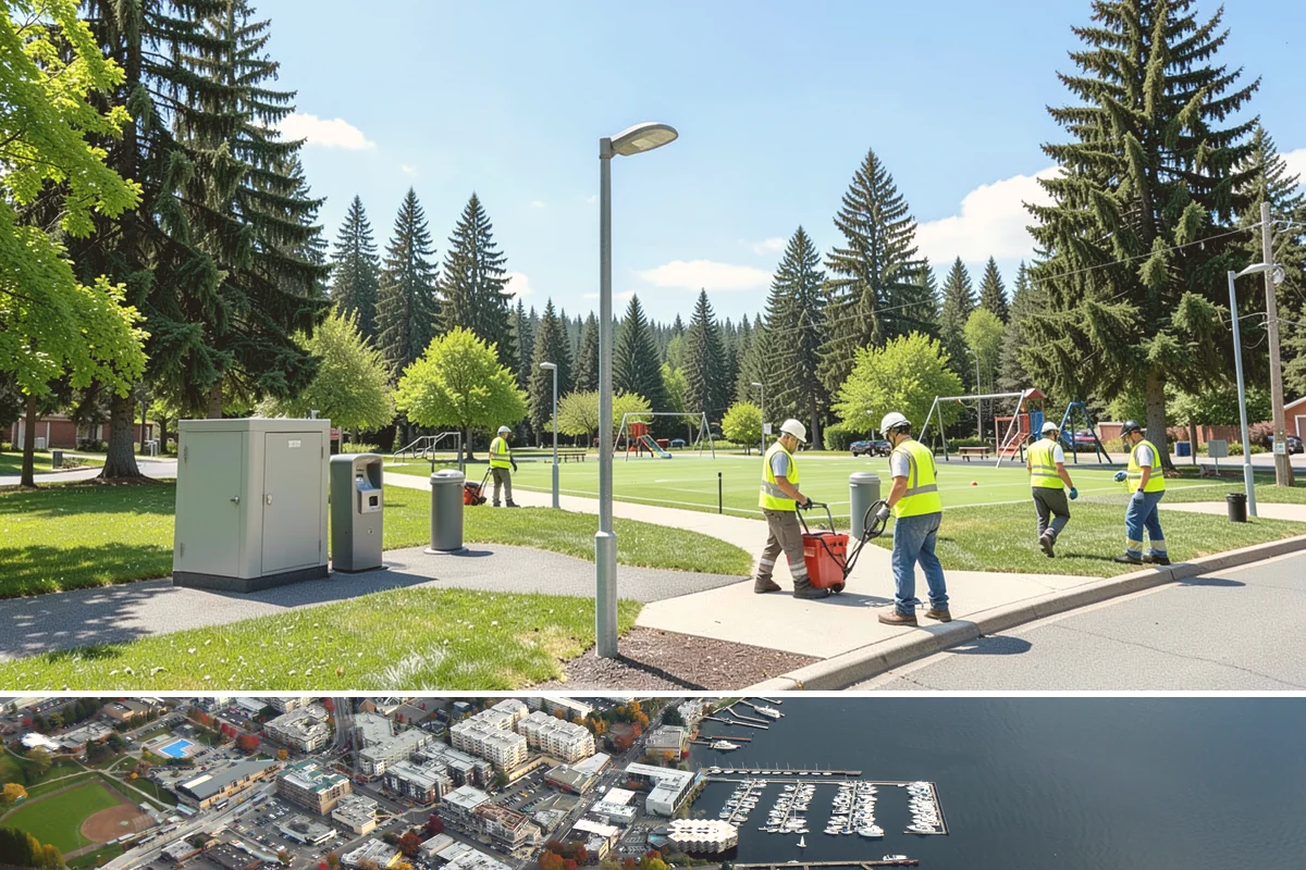 Sanding in Kirkland, King County, WA - Sanding is a winter-season service applied during snow and ice events, with cleanup sweeping following each thaw through early...