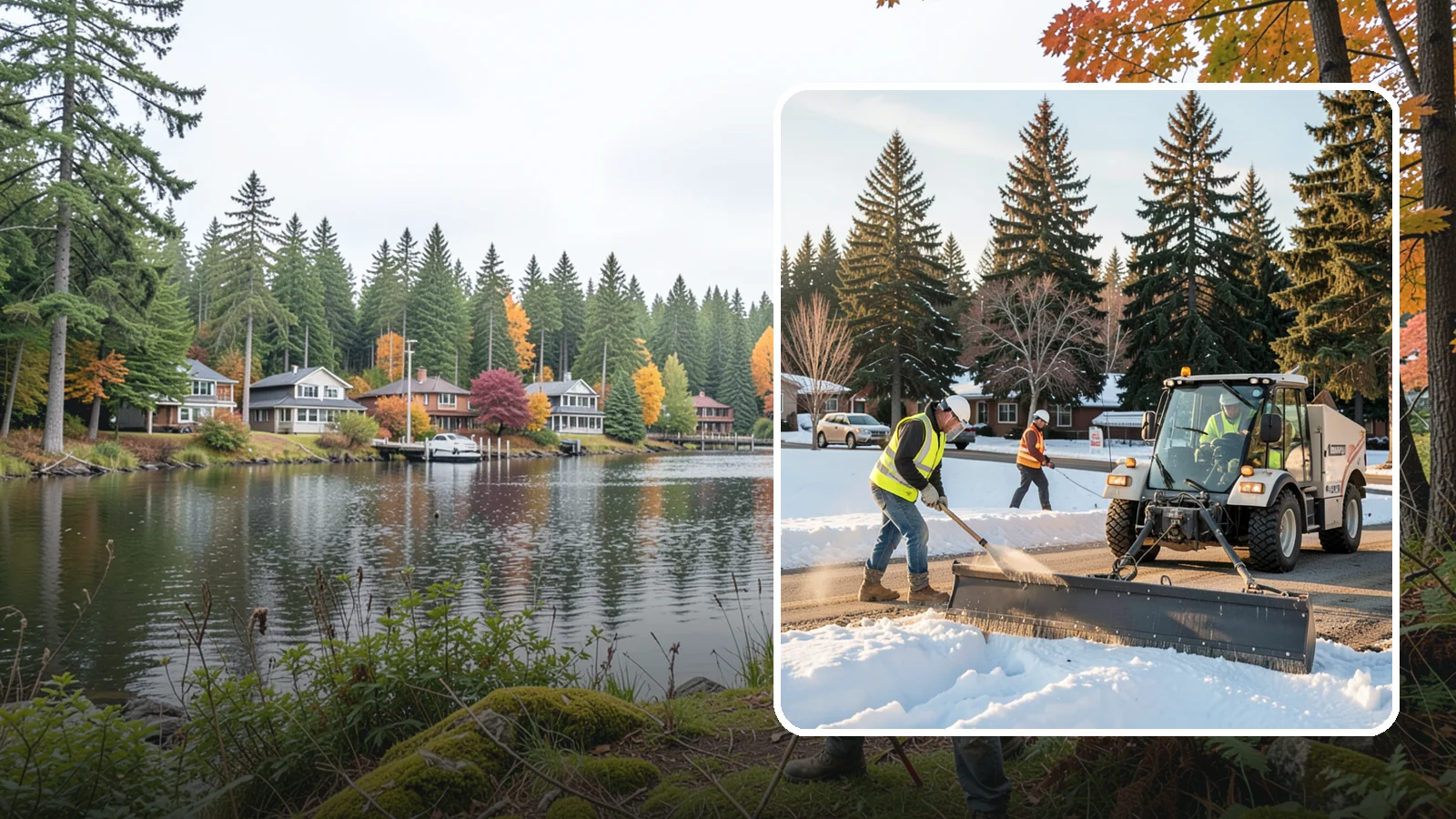 Sanding in La Conner, Skagit County, WA - Apply traction sand to roads, hills, and intersections to improve grip during snow and ice events.