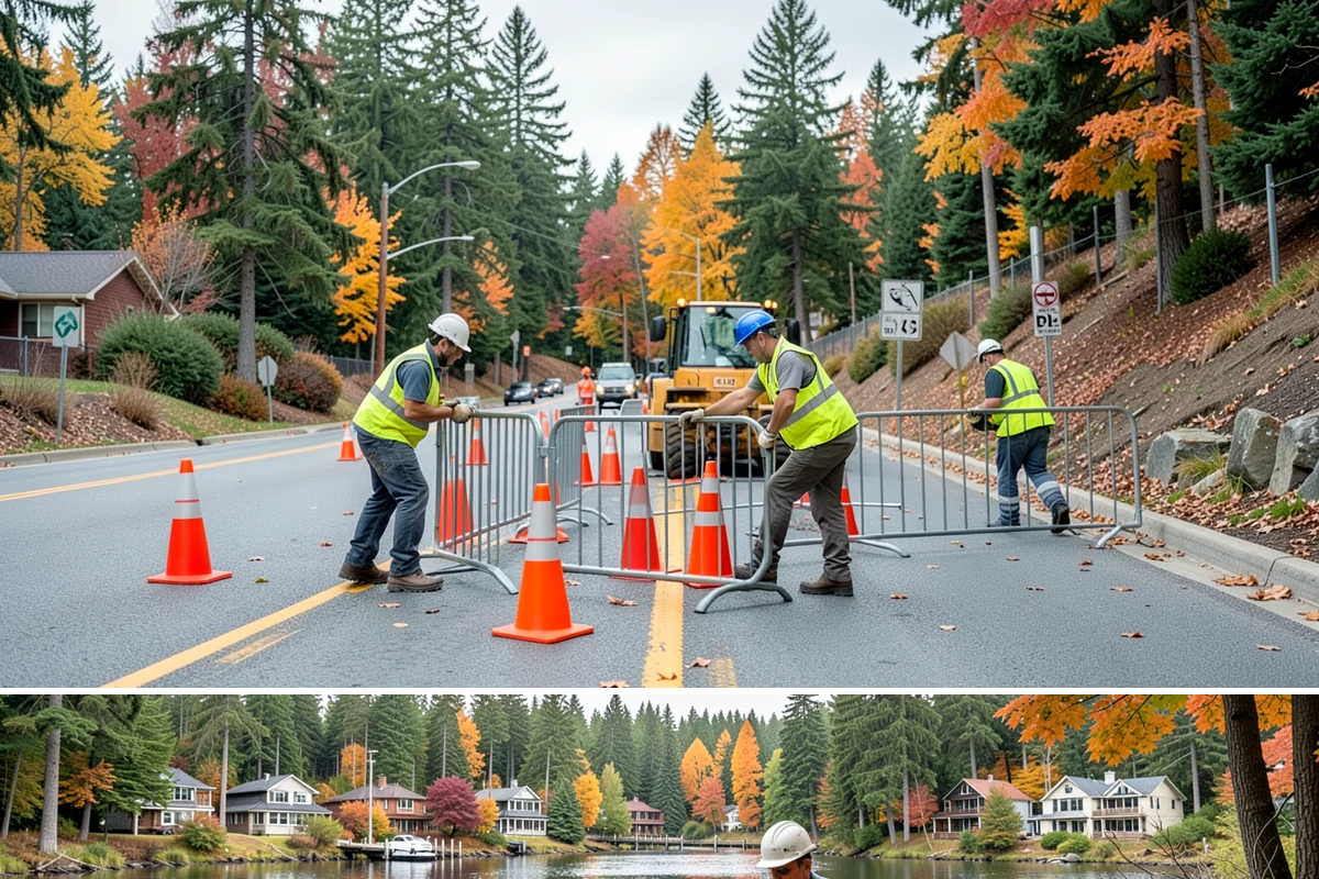 Sanding in La Conner, Skagit County, WA - Sanding is a winter-season service applied during snow and ice events, with cleanup sweeping following each thaw through early...