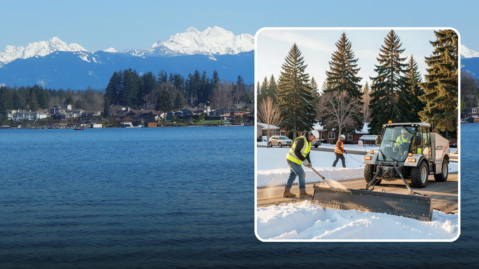 Sanding in Lake Stevens, Snohomish County, WA - Apply traction sand to roads, hills, and intersections to improve grip during snow and ice events.