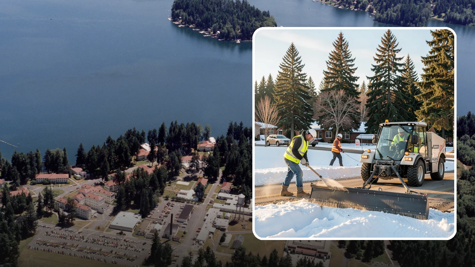 Sanding in Lakewood, Pierce County, WA - Apply traction sand to roads, hills, and intersections to improve grip during snow and ice events.