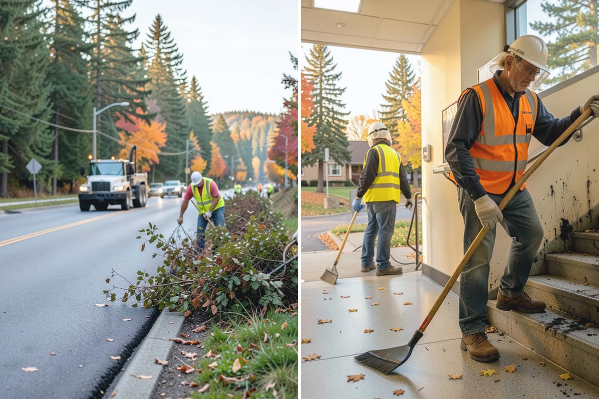 Sanding in Medina, King County, WA - Identify traction-priority hills, curves, and intersections