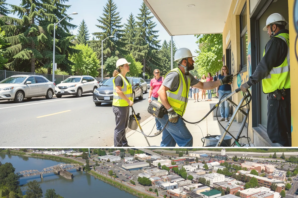 Sanding in Mount Vernon, Skagit County, WA - Sanding is a winter-season service applied during snow and ice events, with cleanup sweeping following each thaw through early...