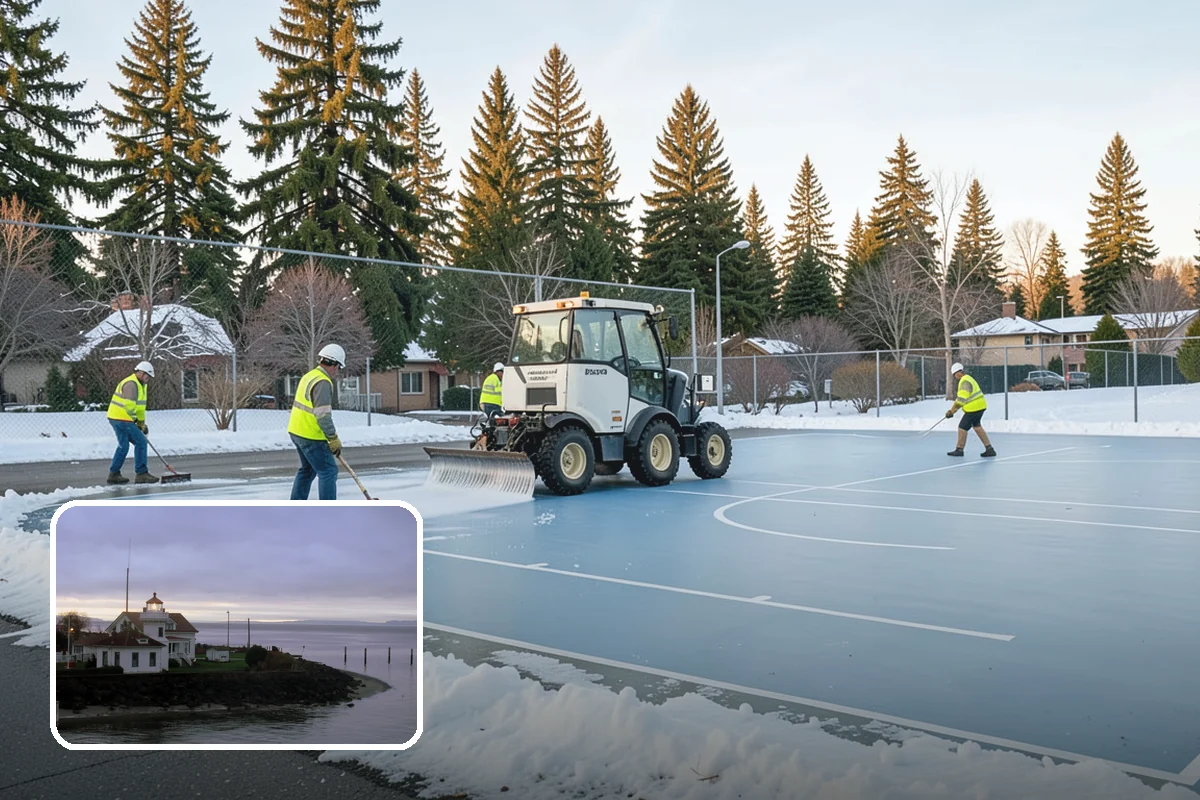 Sanding in Mukilteo, Snohomish County, WA - Delivers immediate traction on hills, curves, and intersections