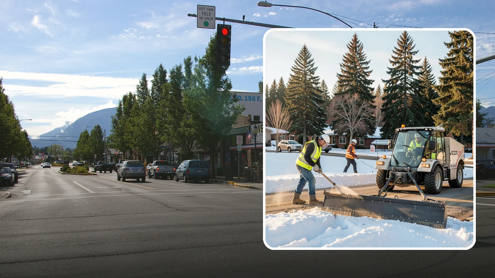 Sanding in North Bend, King County, WA - Apply traction sand to roads, hills, and intersections to improve grip during snow and ice events.