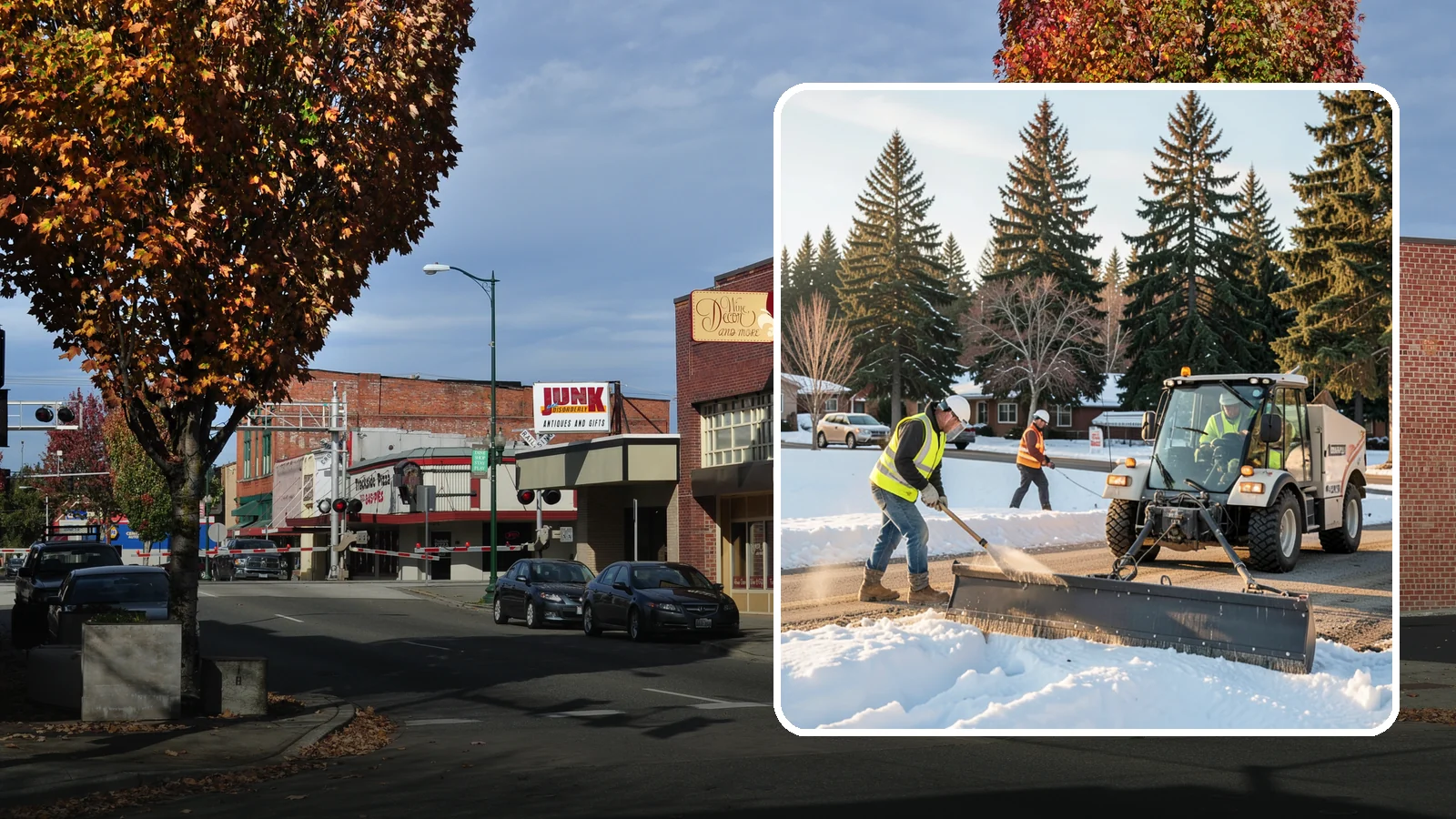 Sanding in Puyallup, Pierce County, WA - Apply traction sand to roads, hills, and intersections to improve grip during snow and ice events.