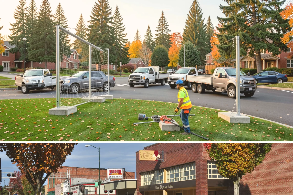 Sanding in Puyallup, Pierce County, WA - Sanding is a winter-season service applied during snow and ice events, with cleanup sweeping following each thaw through early...