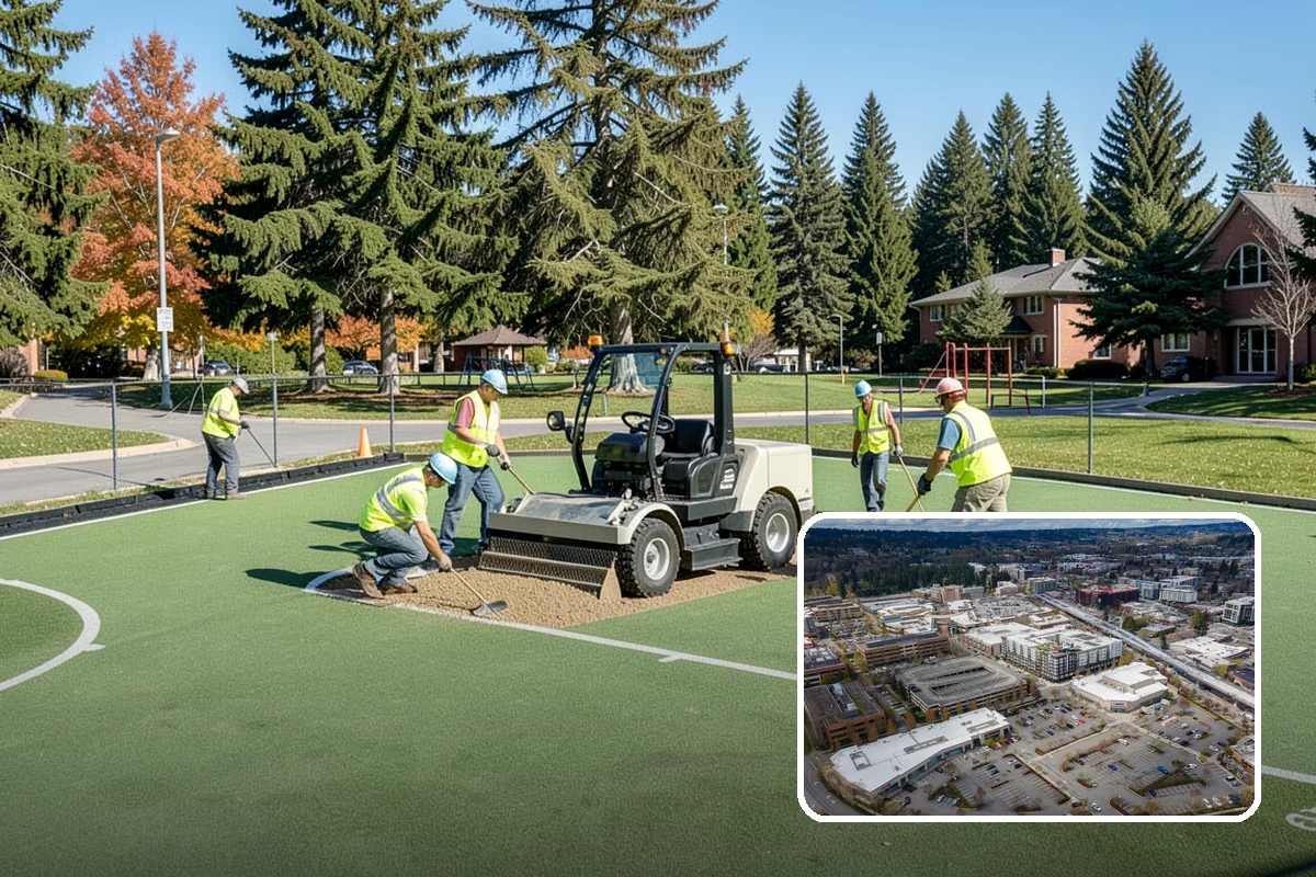 Sanding in Redmond, King County, WA - Delivers immediate traction on hills, curves, and intersections