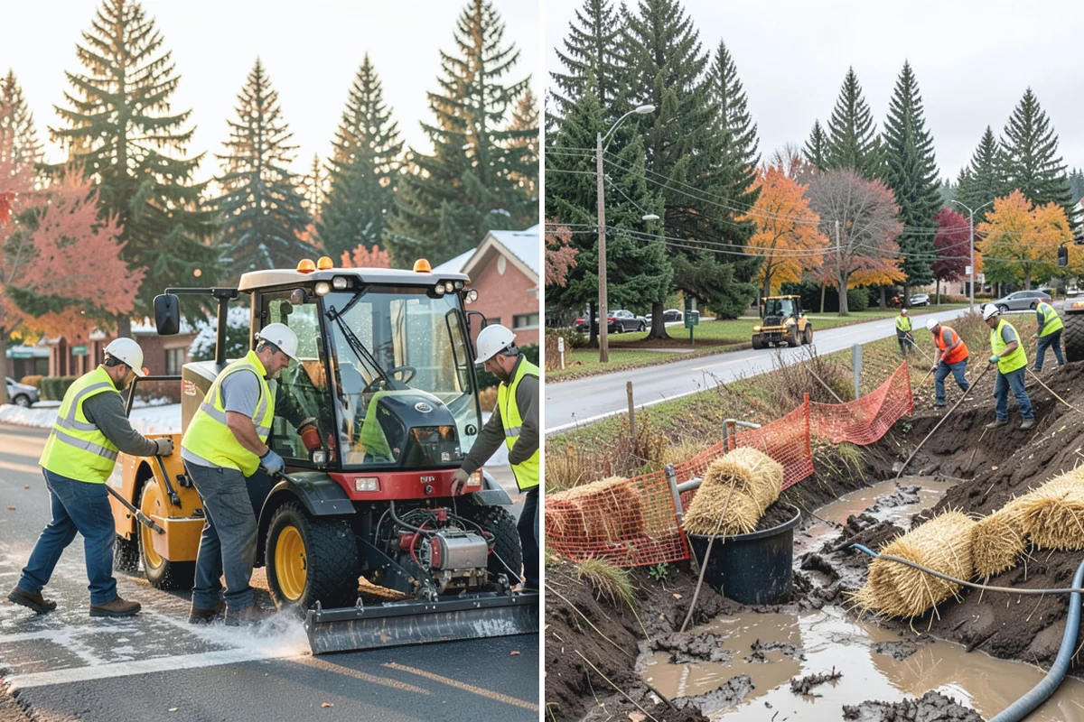 Sanding in Redmond, King County, WA - Identify traction-priority hills, curves, and intersections