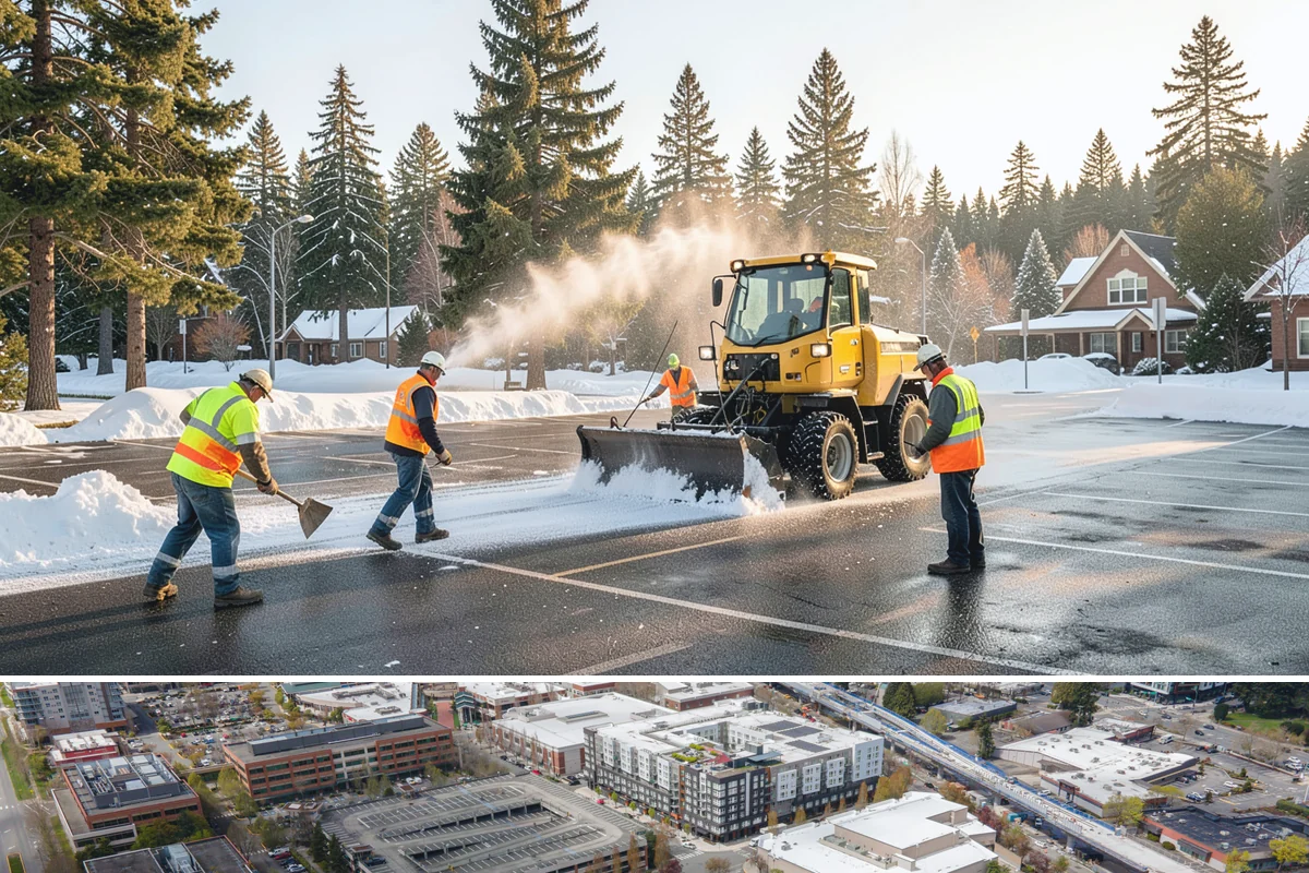 Sanding in Redmond, King County, WA - Sanding is a winter-season service applied during snow and ice events, with cleanup sweeping following each thaw through early...