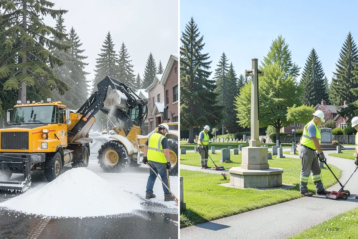 Sanding in Roy, Pierce County, WA - Identify traction-priority hills, curves, and intersections