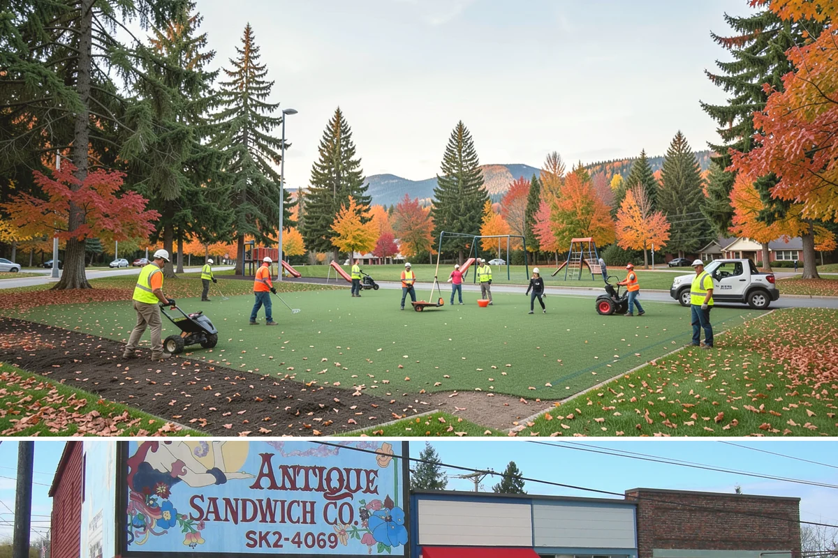Sanding in Ruston, Pierce County, WA - Sanding is a winter-season service applied during snow and ice events, with cleanup sweeping following each thaw through early...