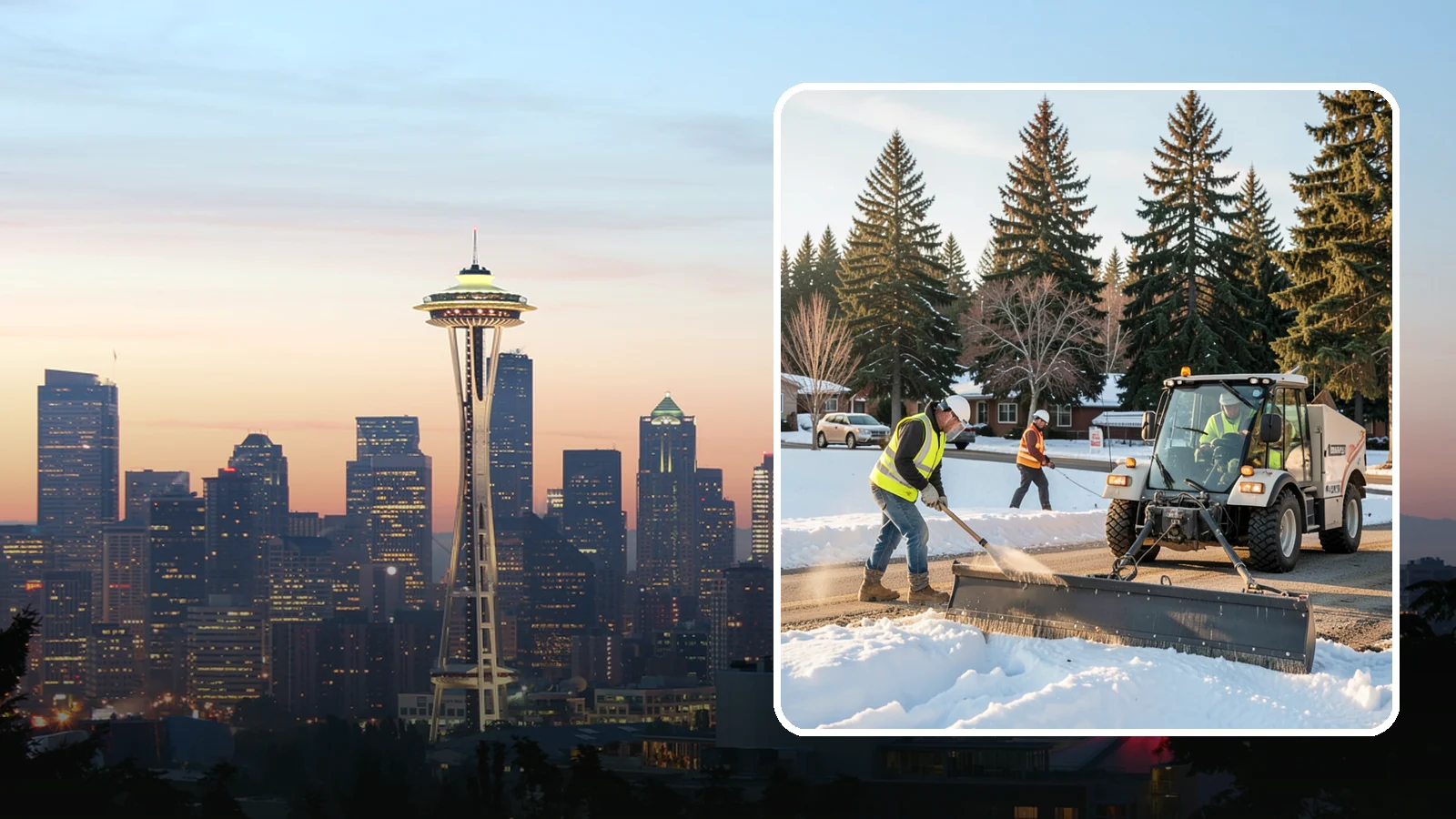 Sanding in Seattle, King County, WA - Apply traction sand to roads, hills, and intersections to improve grip during snow and ice events.