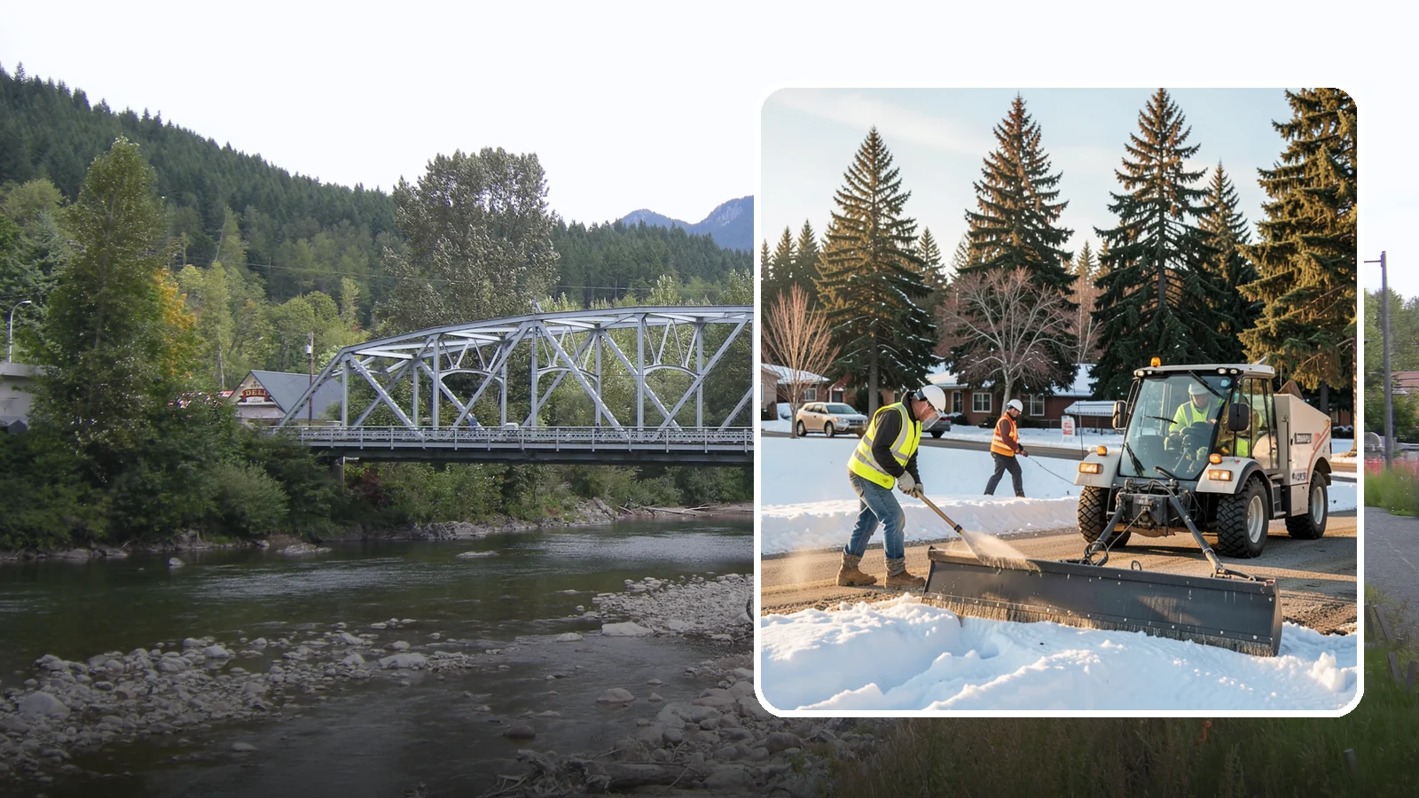 Sanding in Skykomish, King County, WA - Apply traction sand to roads, hills, and intersections to improve grip during snow and ice events.