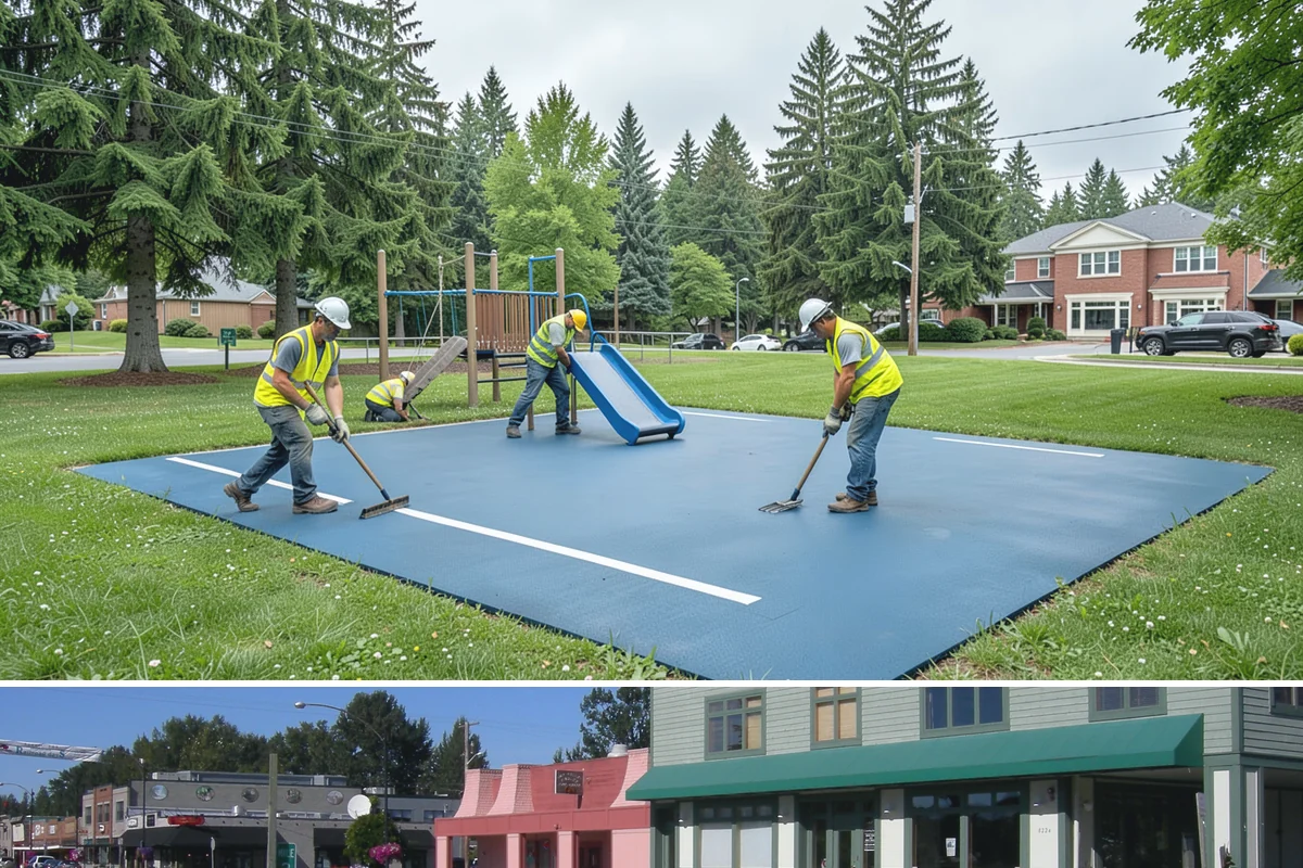 Sanding in Snoqualmie, King County, WA - Sanding is a winter-season service applied during snow and ice events, with cleanup sweeping following each thaw through early...