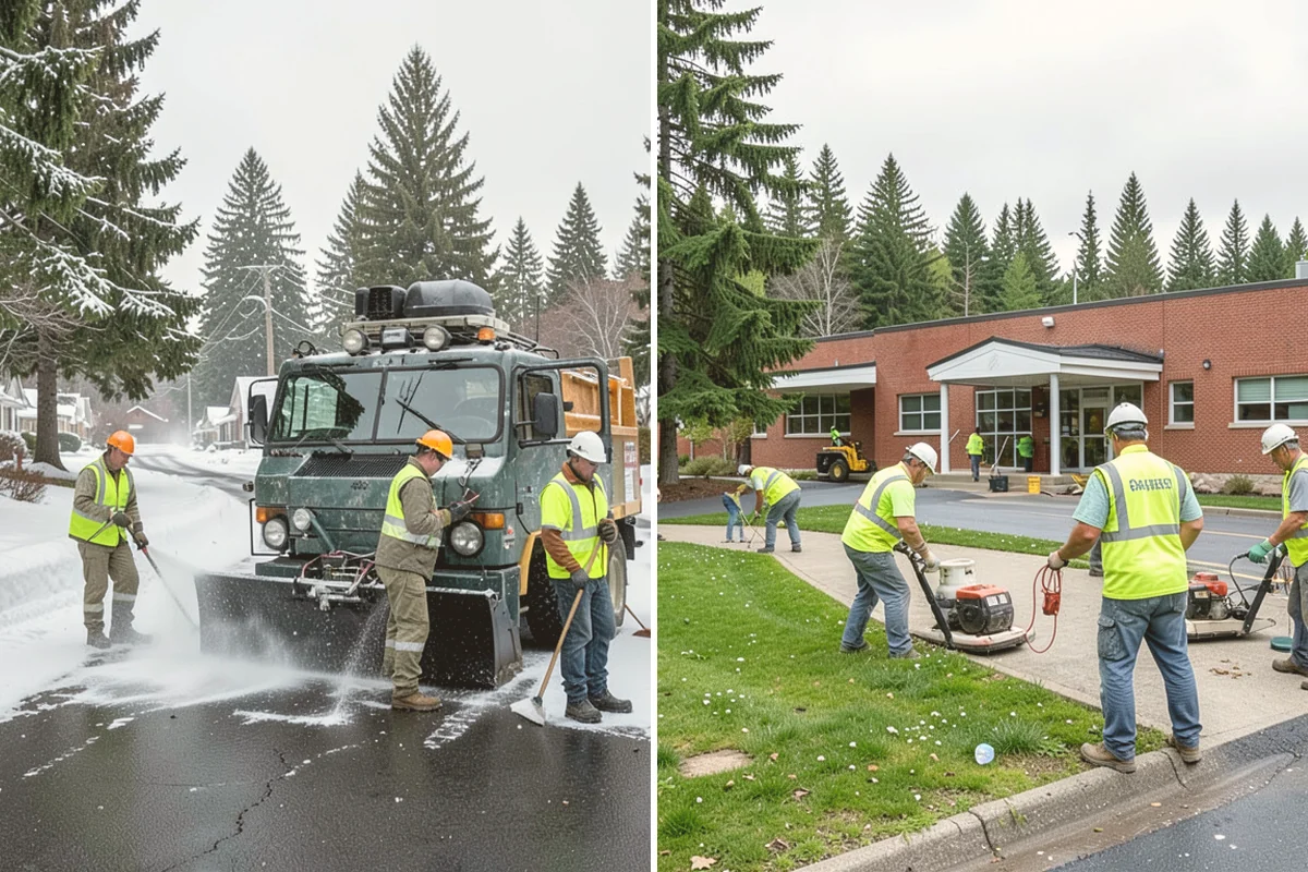 Sanding in Stanwood, Snohomish County, WA - Identify traction-priority hills, curves, and intersections