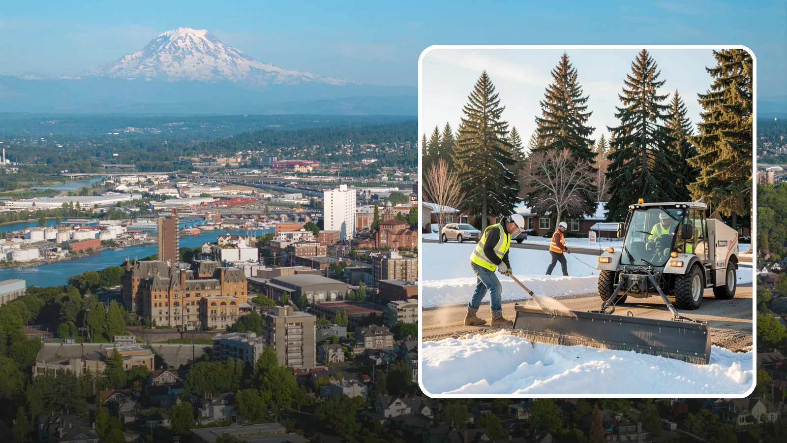 Sanding in Tacoma, Pierce County, WA - Apply traction sand to roads, hills, and intersections to improve grip during snow and ice events.
