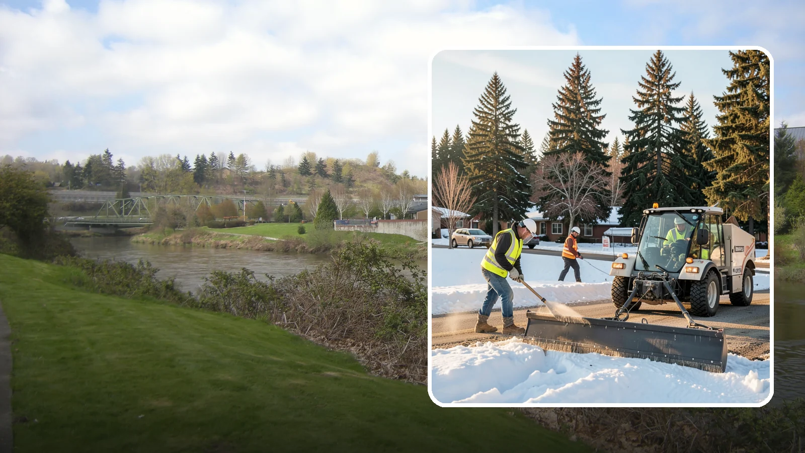 Sanding in Tukwila, King County, WA - Apply traction sand to roads, hills, and intersections to improve grip during snow and ice events.