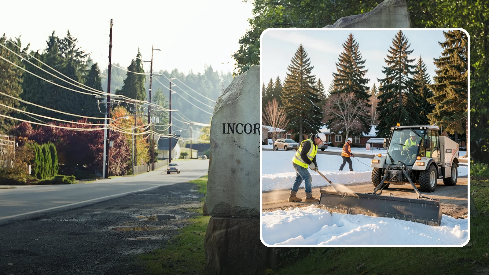 Sanding in Wilkeson, Pierce County, WA - Apply traction sand to roads, hills, and intersections to improve grip during snow and ice events.