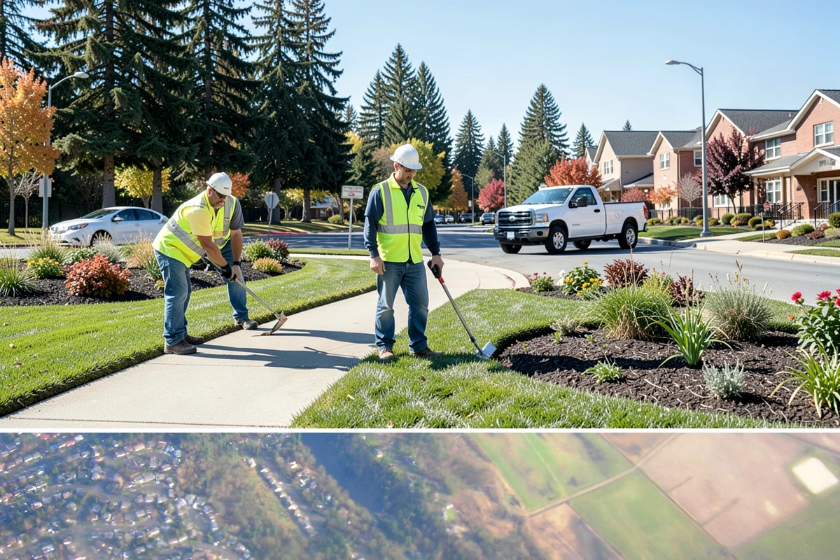 School District Grounds Maintenance in Algona, King County, WA - Heaviest mowing and field prep run March through June, with aeration and overseeding scheduled during summer break while campuses...