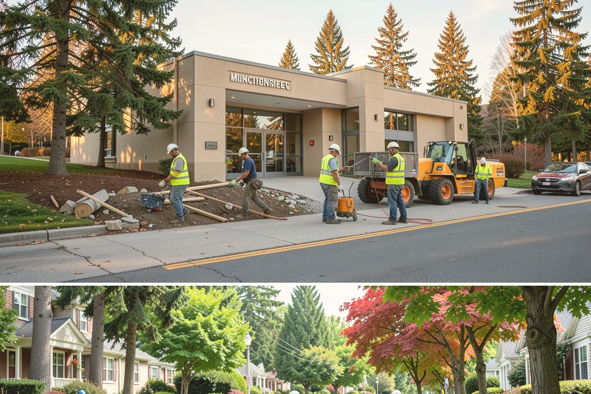 School District Grounds Maintenance in Beaux Arts Village, King County, WA - Heaviest mowing and field prep run March through June, with aeration and overseeding scheduled during summer break while campuses...