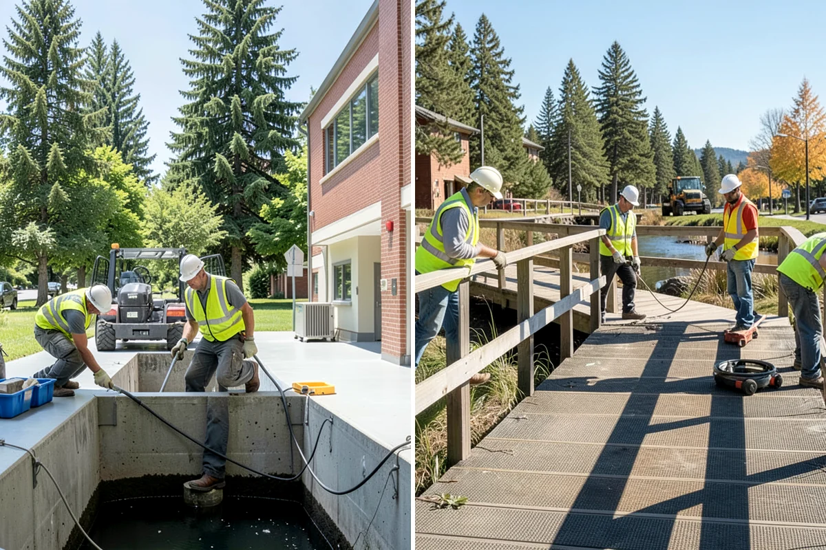 School District Grounds Maintenance in Clyde Hill, King County, WA - Walk every campus with facilities staff to inventory turf, play areas, and hardscape