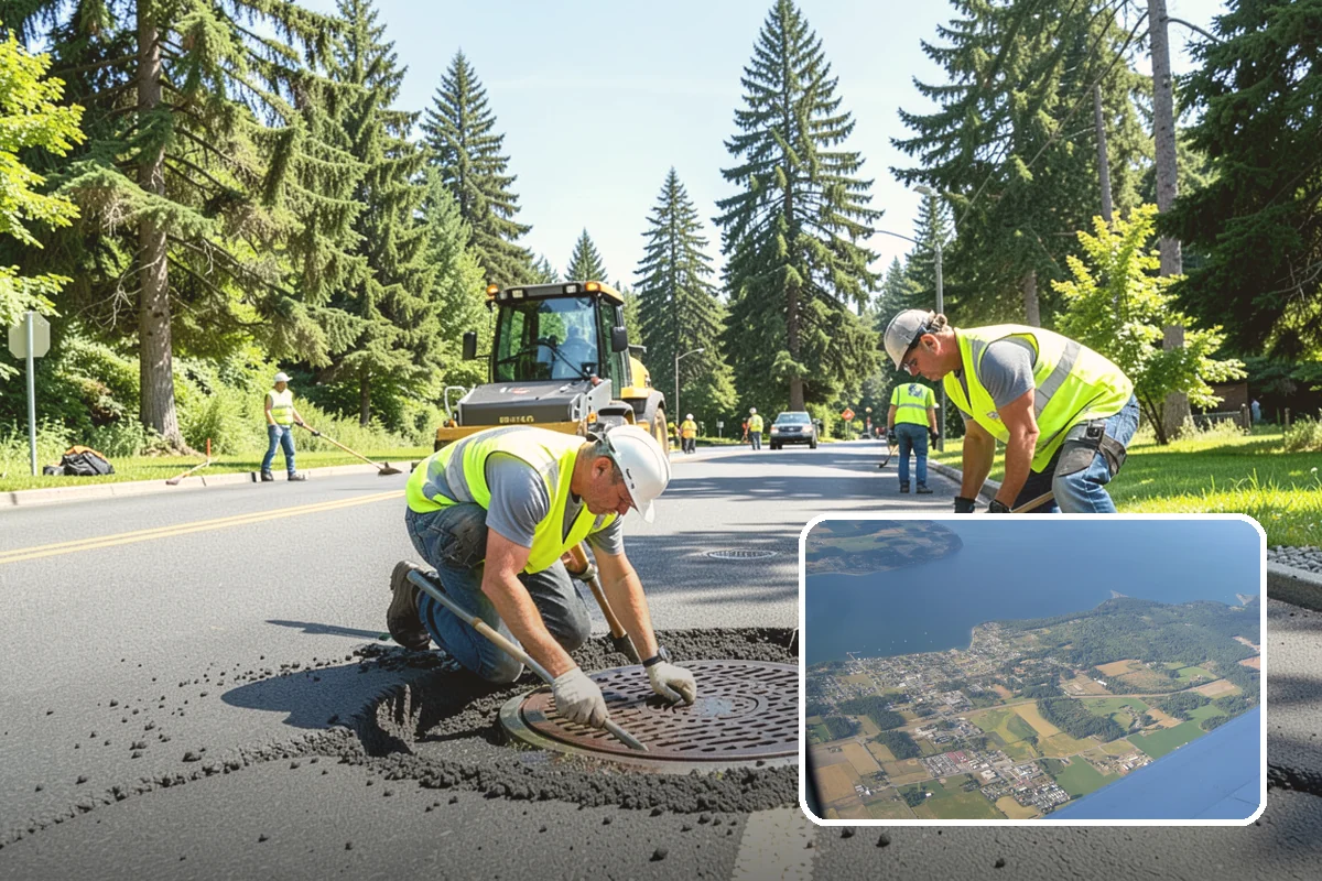School District Grounds Maintenance in Coupeville, Island County, WA - Background-screened crews cleared for occupied campuses