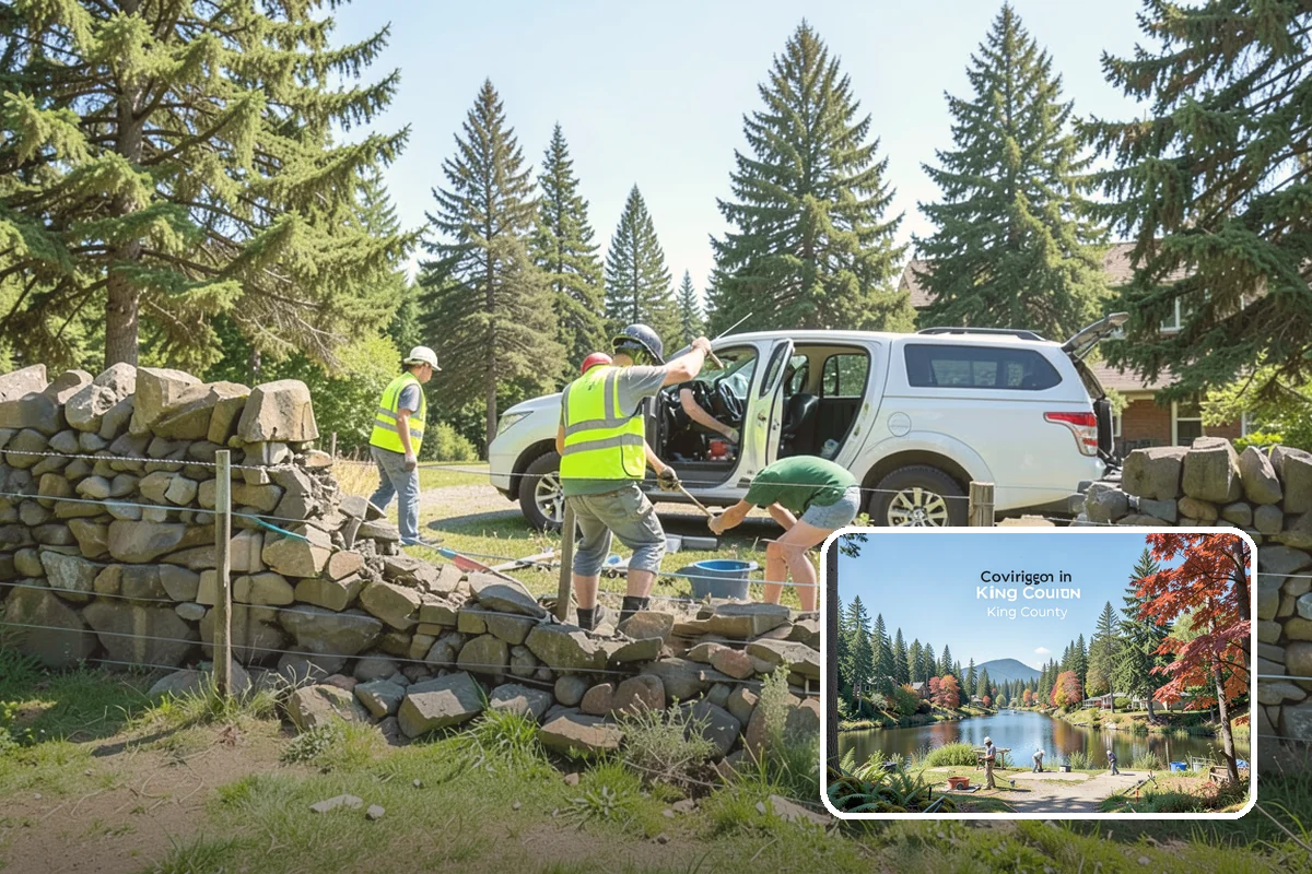 School District Grounds Maintenance in Covington, King County, WA - Background-screened crews cleared for occupied campuses