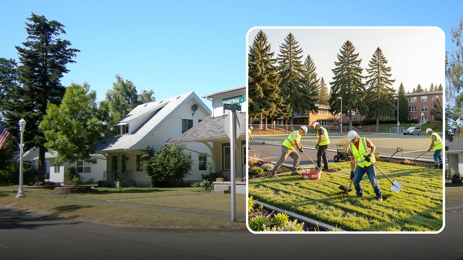 School District Grounds Maintenance in DuPont, Pierce County, WA - Comprehensive grounds care for Western Washington school districts, keeping campuses, play areas, and athletic fields safe...