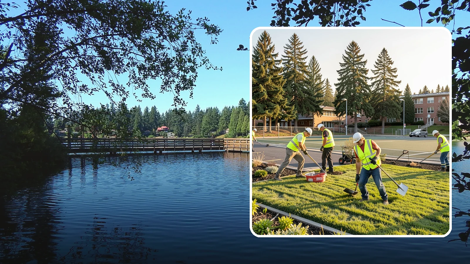 School District Grounds Maintenance in Federal Way, King County, WA - Comprehensive grounds care for Western Washington school districts, keeping campuses, play areas, and athletic fields safe...