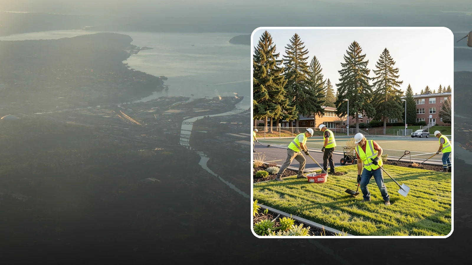 School District Grounds Maintenance in Fife, Pierce County, WA - Comprehensive grounds care for Western Washington school districts, keeping campuses, play areas, and athletic fields safe...