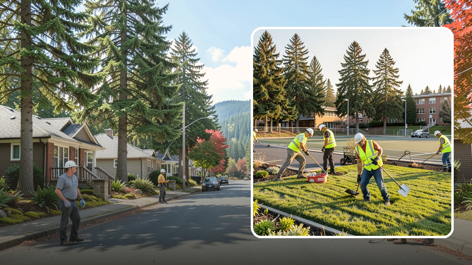 School District Grounds Maintenance in Hunts Point, King County, WA - Comprehensive grounds care for Western Washington school districts, keeping campuses, play areas, and athletic fields safe...