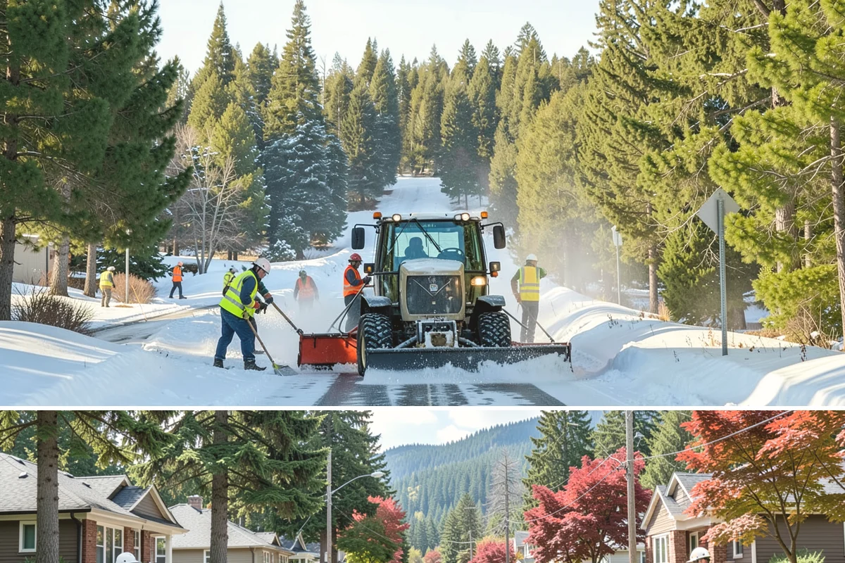 School District Grounds Maintenance in Hunts Point, King County, WA - Heaviest mowing and field prep run March through June, with aeration and overseeding scheduled during summer break while campuses...