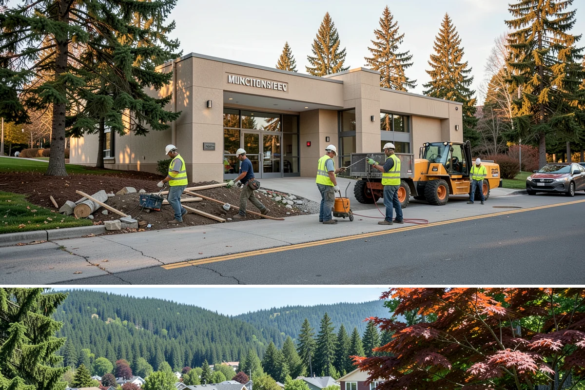 School District Grounds Maintenance in Index, Snohomish County, WA - Heaviest mowing and field prep run March through June, with aeration and overseeding scheduled during summer break while campuses...