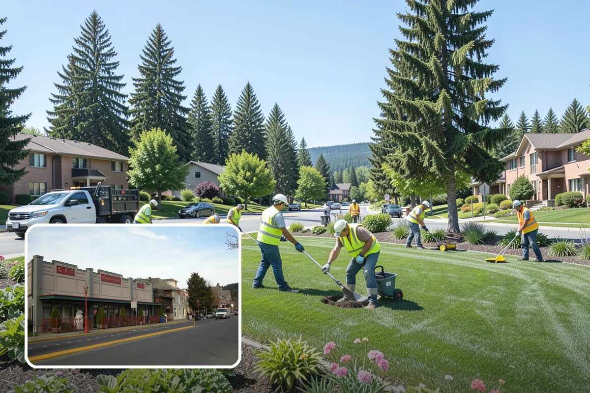 School District Grounds Maintenance in Issaquah, King County, WA - Background-screened crews cleared for occupied campuses