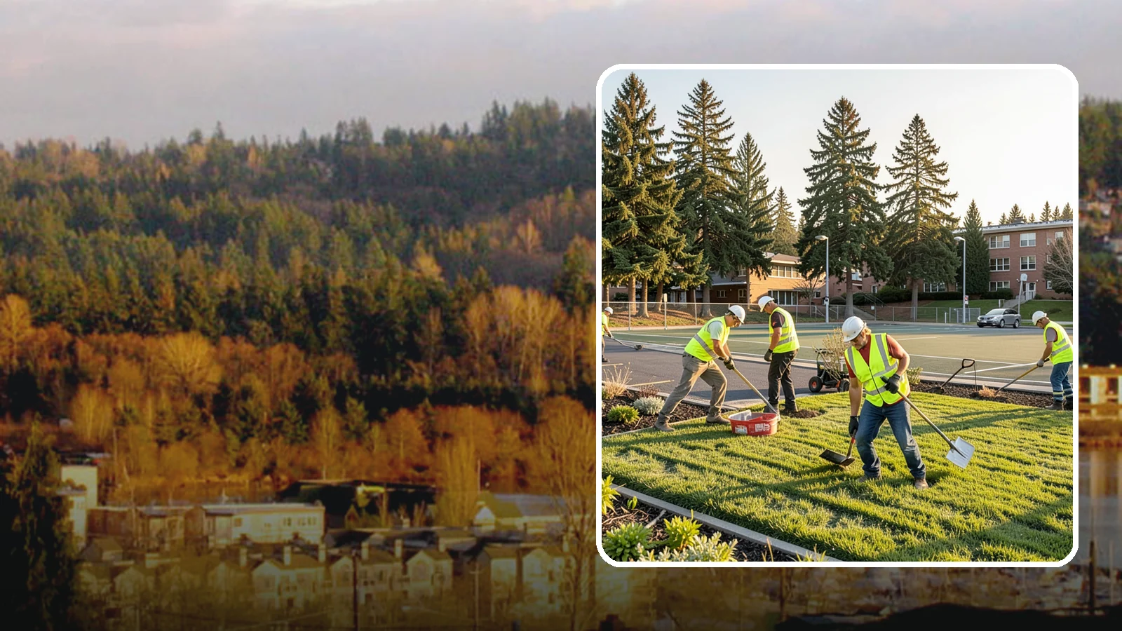 School District Grounds Maintenance in Kenmore, King County, WA - Comprehensive grounds care for Western Washington school districts, keeping campuses, play areas, and athletic fields safe...