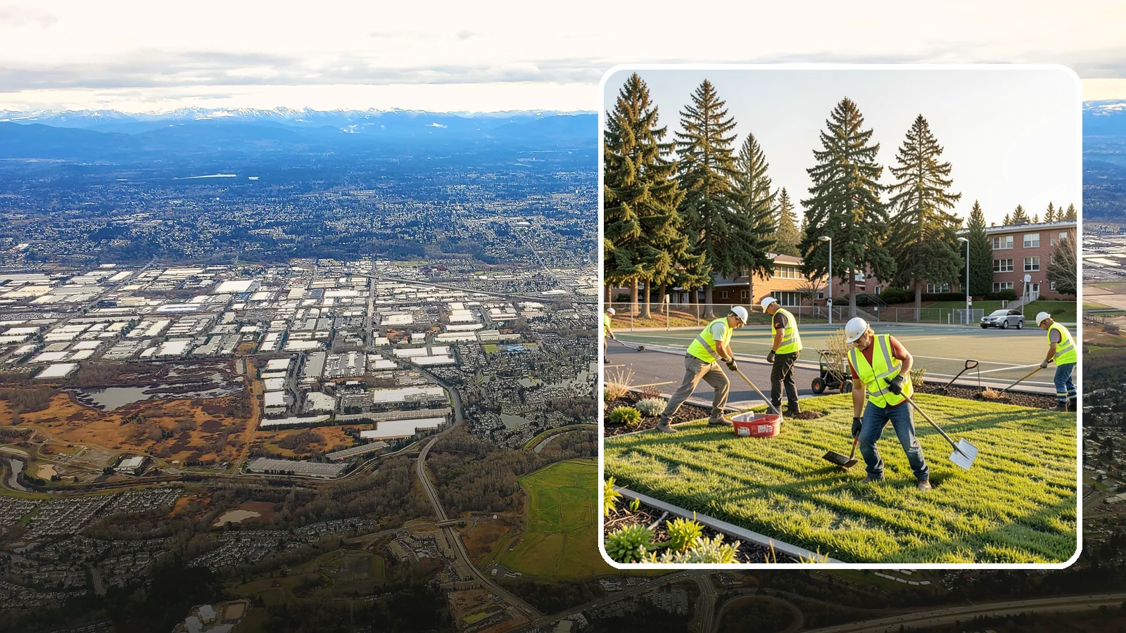 School District Grounds Maintenance in Kent, King County, WA - Comprehensive grounds care for Western Washington school districts, keeping campuses, play areas, and athletic fields safe...
