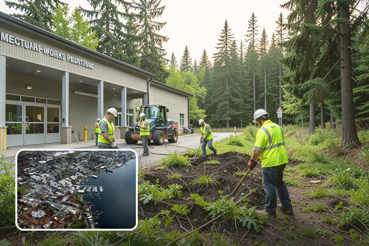 School District Grounds Maintenance in Kirkland, King County, WA - Background-screened crews cleared for occupied campuses
