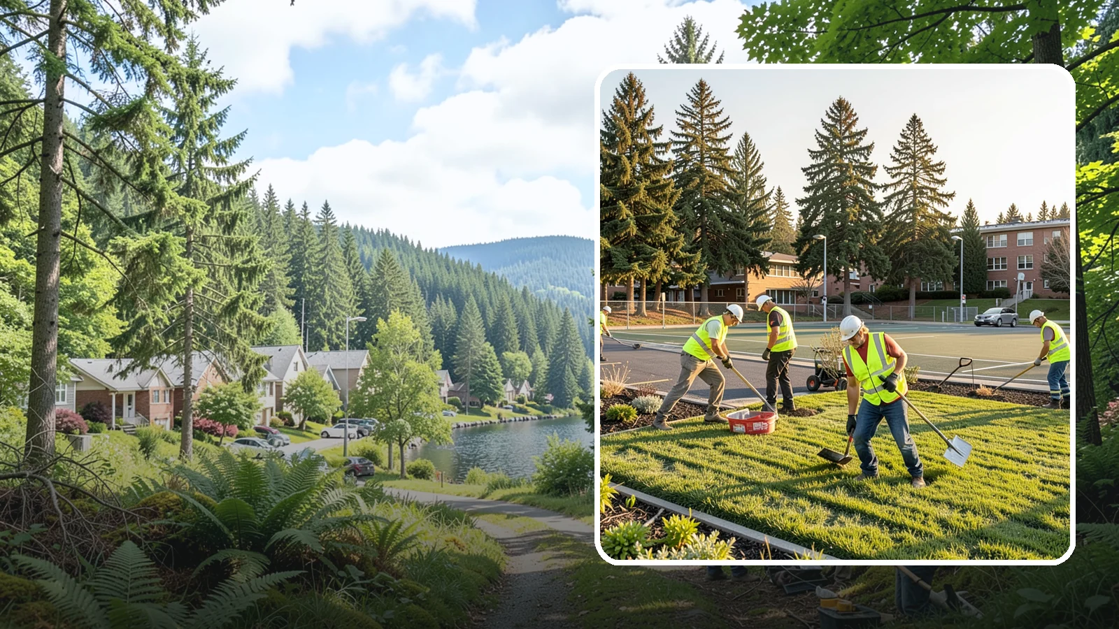 School District Grounds Maintenance in Lake Forest Park, King County, WA - Comprehensive grounds care for Western Washington school districts, keeping campuses, play areas, and athletic fields safe...
