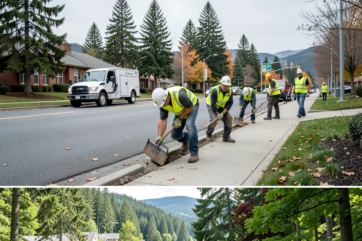 School District Grounds Maintenance in Lake Forest Park, King County, WA - Heaviest mowing and field prep run March through June, with aeration and overseeding scheduled during summer break while campuses...