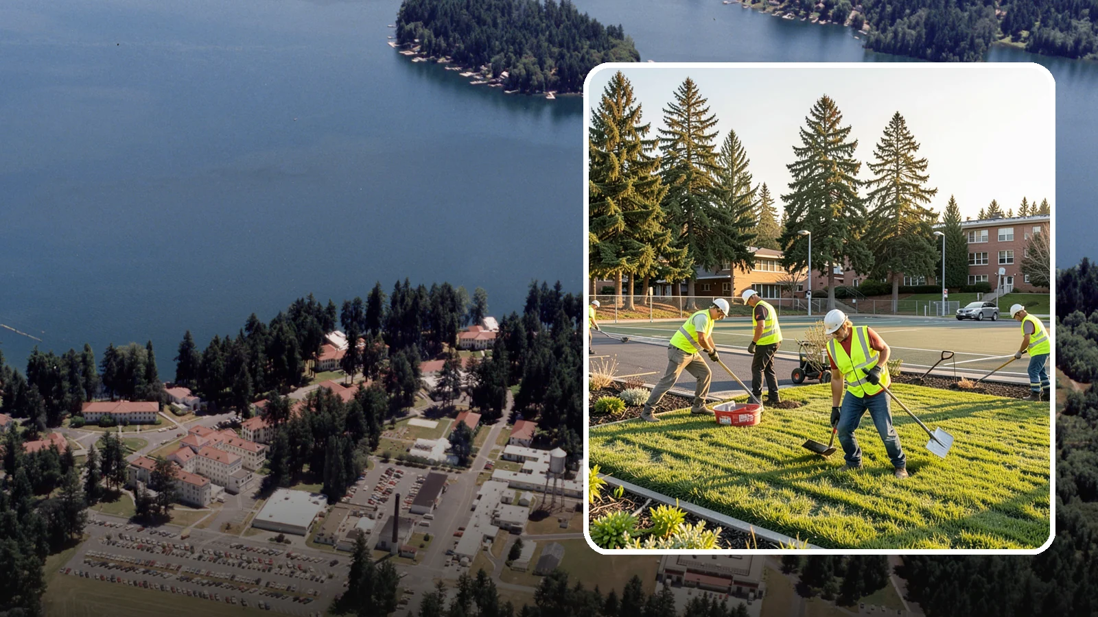 School District Grounds Maintenance in Lakewood, Pierce County, WA - Comprehensive grounds care for Western Washington school districts, keeping campuses, play areas, and athletic fields safe...